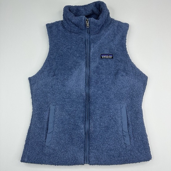 Patagonia Women's Wolly Blue Los Gatos High-Pile Fleece Vest S/C35‎ - Picture 5 of 15